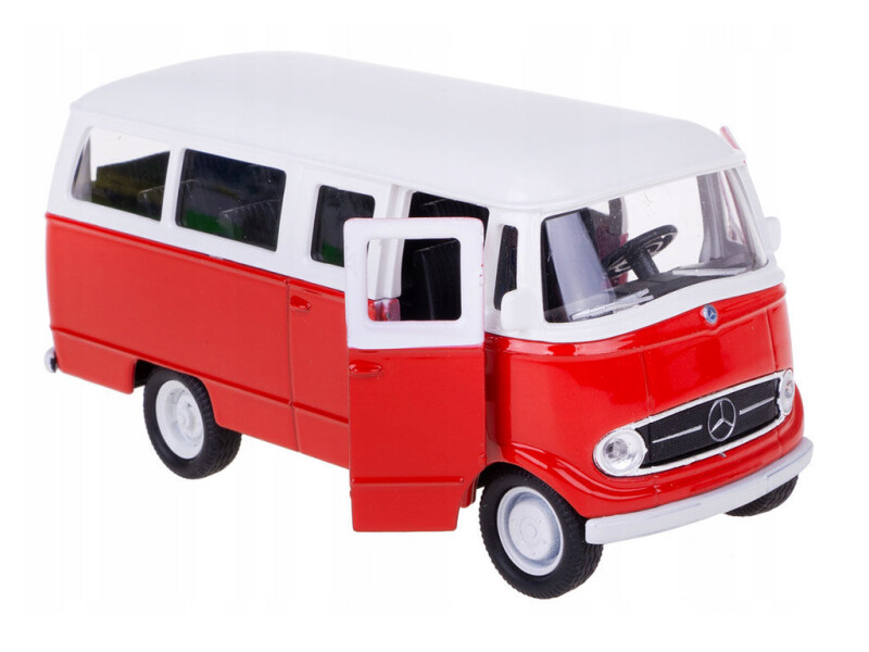 Welly Mercedes-Benz O 319 Bus 1:34 červenobílý